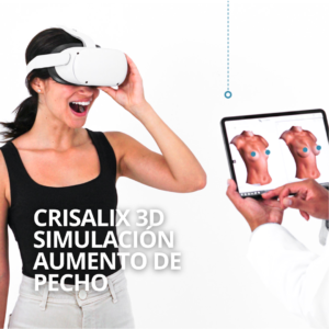Aumento de Pecho simulación Crisalix 3d