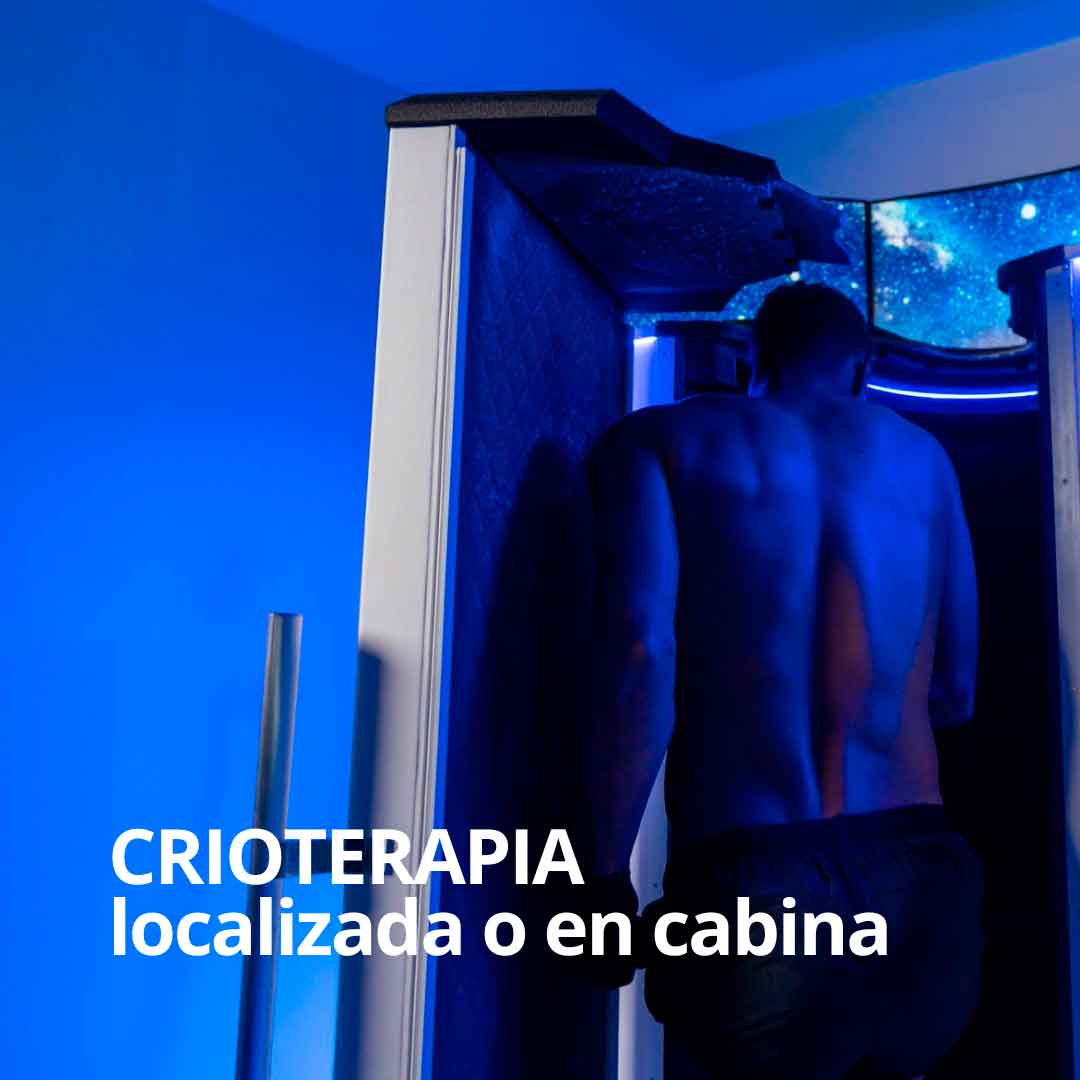 Crioterapia localizada o en cabina